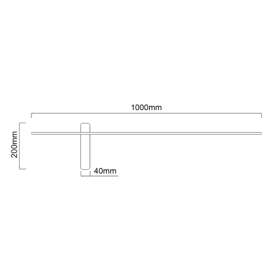 Applique murale LED Bene 100