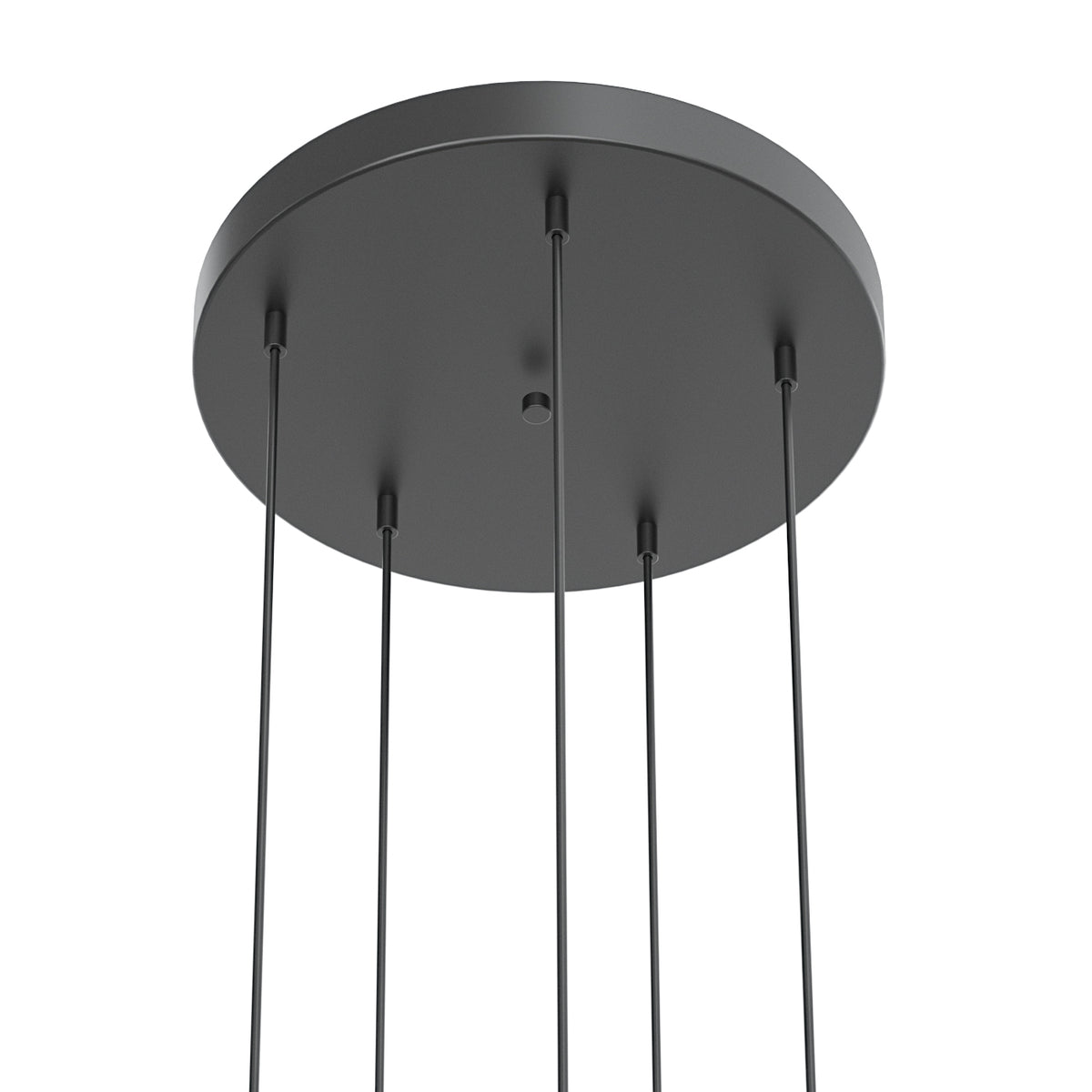 Suspension LED Bolicina V dorée, verre