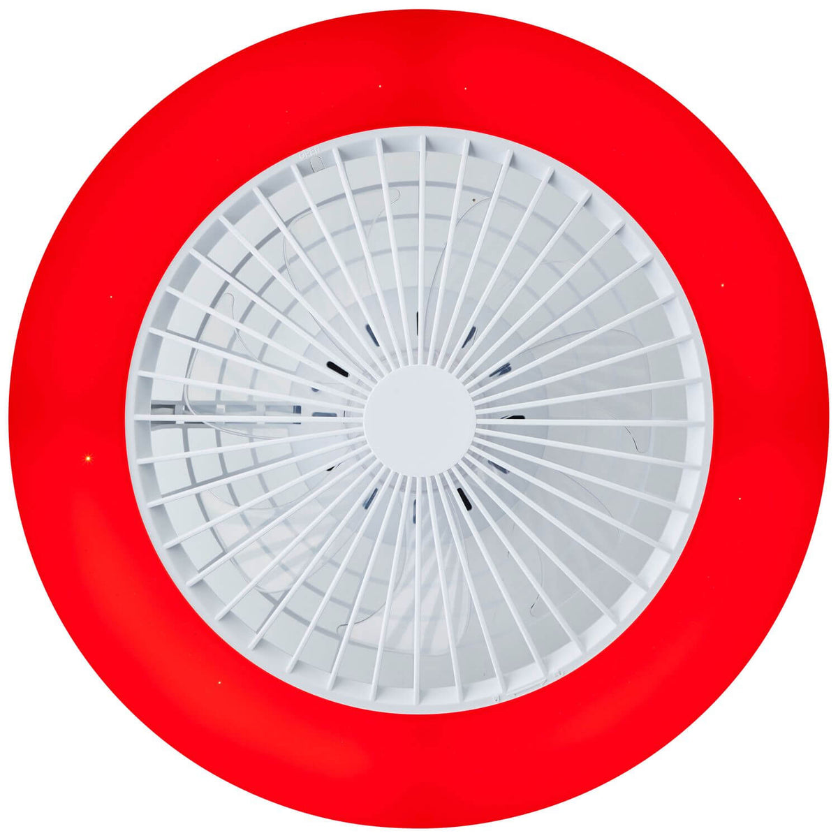 Ventilateur de plafond lumineux Salerno blanc
