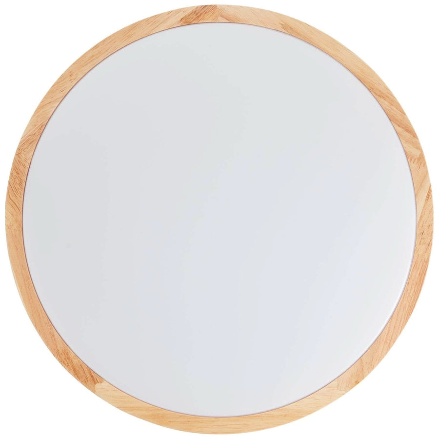 Plafonnier Laskos bois clair et blanc