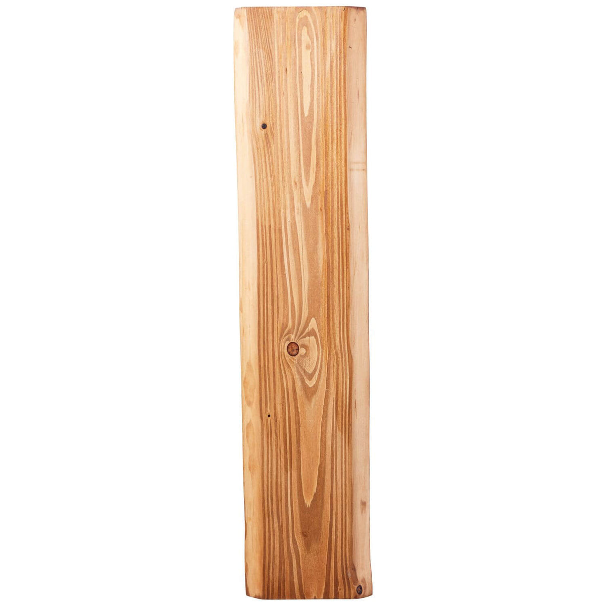 Produit de face : panneau de bois clair aux veines verticales, fond blanc