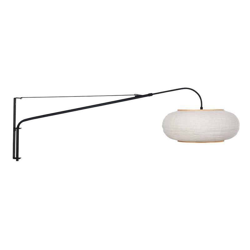 Silva-Alba black wall lamp