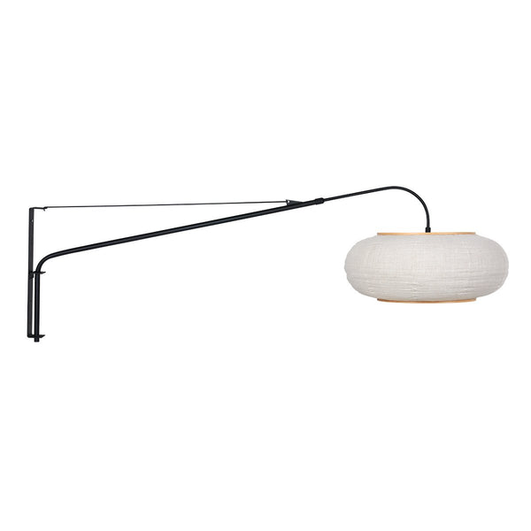 Silva-Alba black wall lamp