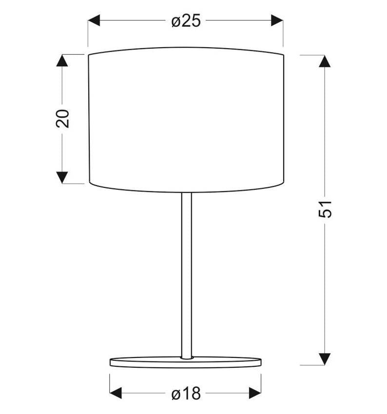 Lampe à poser Arkas chromée