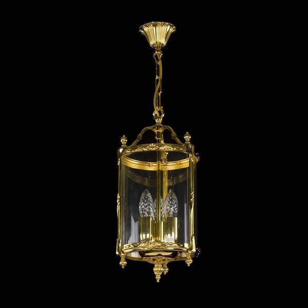 Brass chandelier L383