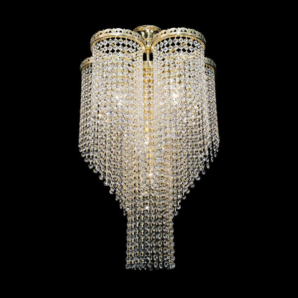 TX509000109 crystal spiral pendant light