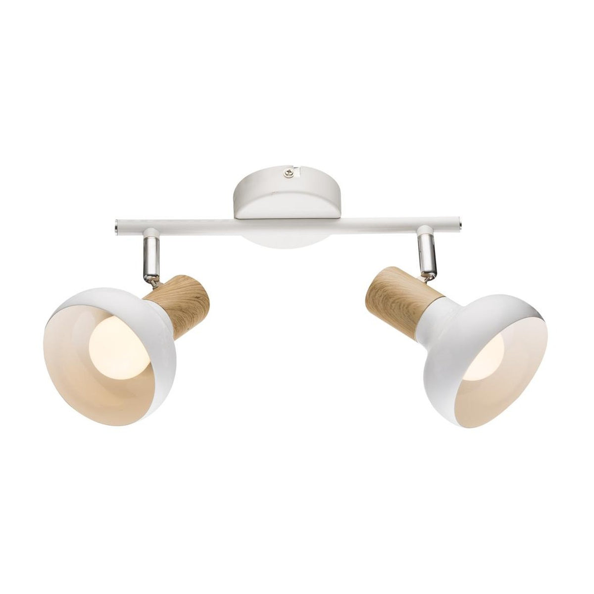 Plafonnier Puerto 2 lumières blanc