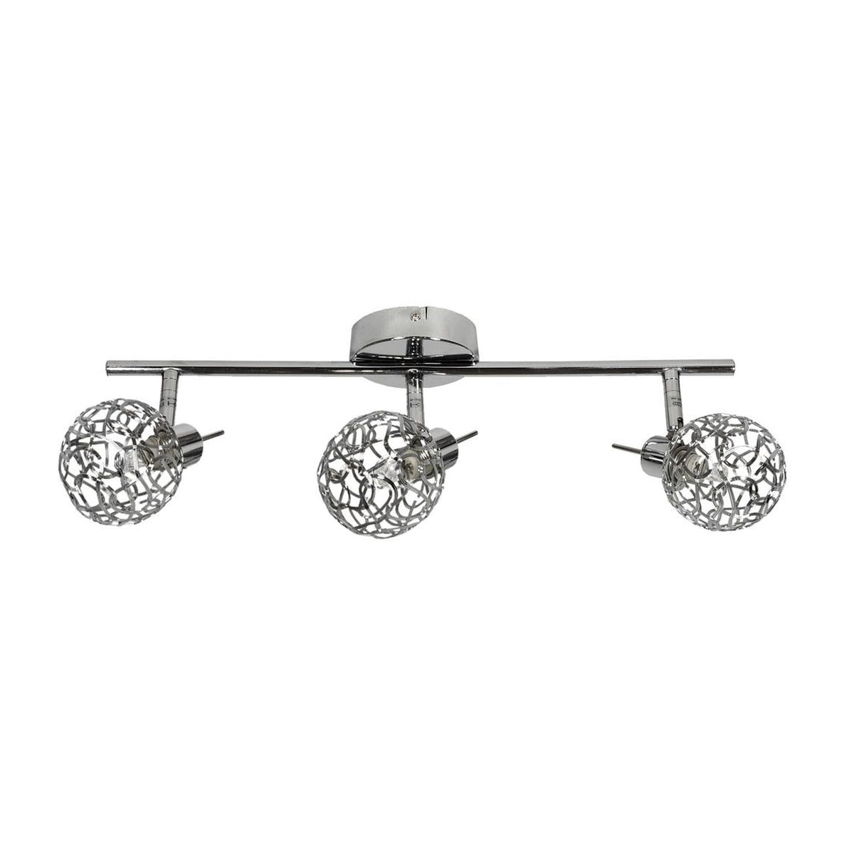 Plafonnier Puzzle 3 lumières chromé