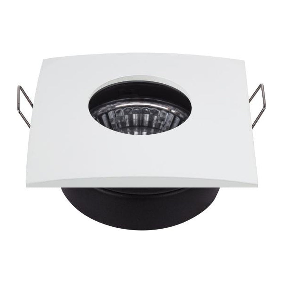 Spot encastrable SH-13 étanche carré blanc, verre