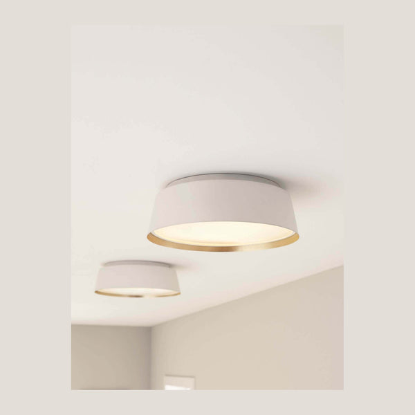 Plafonnier Asher 3 lumières blanc mat, verre