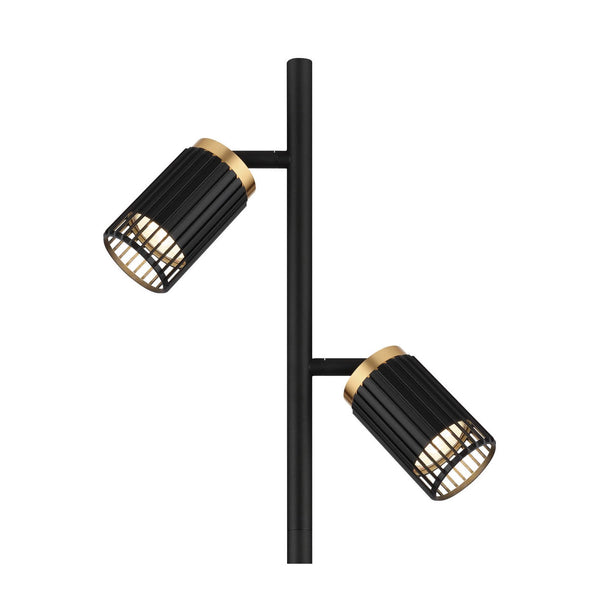 Lampadaire Korben noir mat