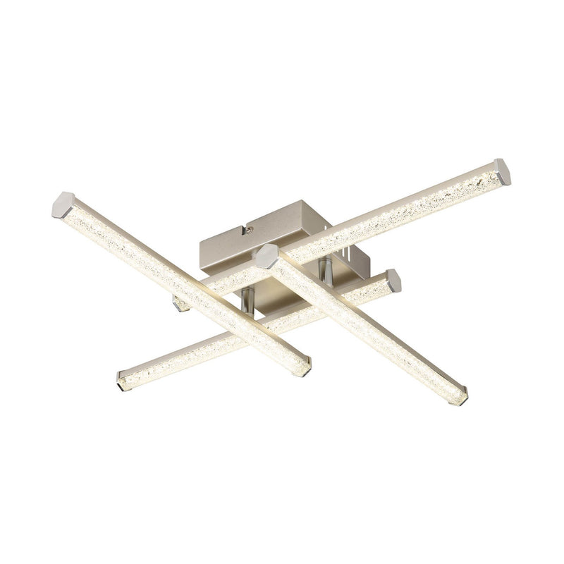 Plafonnier Kirina nickel satiné (67346-24)