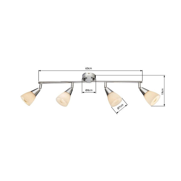 Luminaire plafonnier | Tadeus Chromé