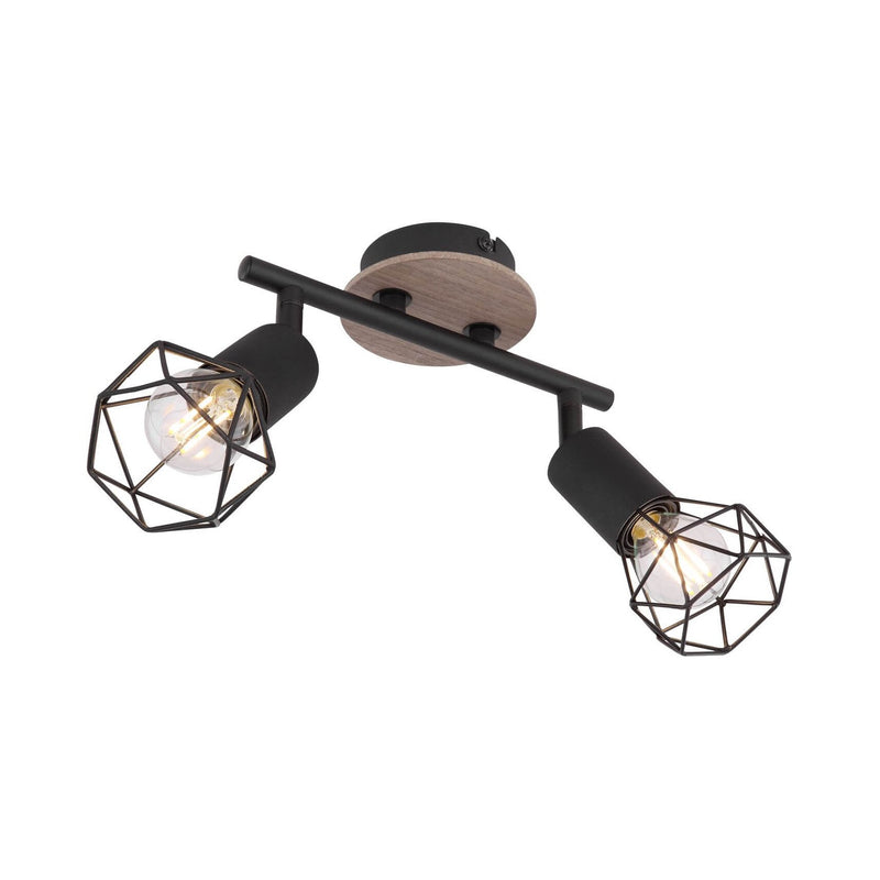 Spot Xara I noir, H 18 cm (54802S-2)