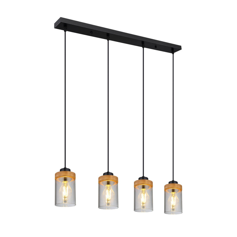 Suspension Finca noire mat