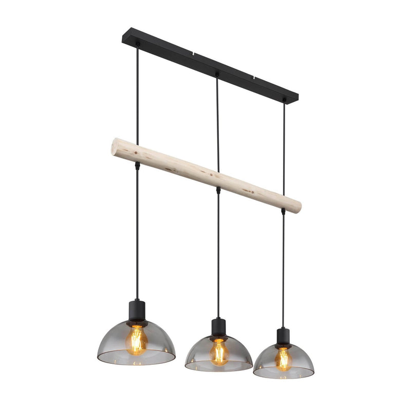 Suspension Lindi noire mat