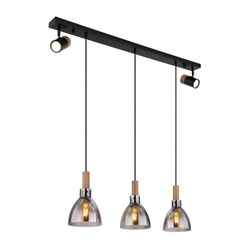 Suspension Mattea noire mat