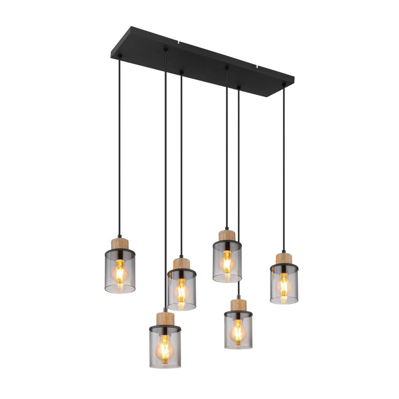 Suspension Reid noire mat