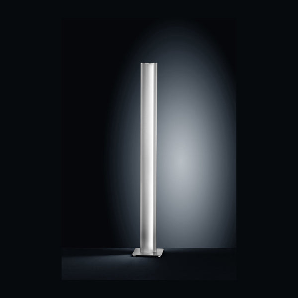 Lampadaire Kurvo nickel
