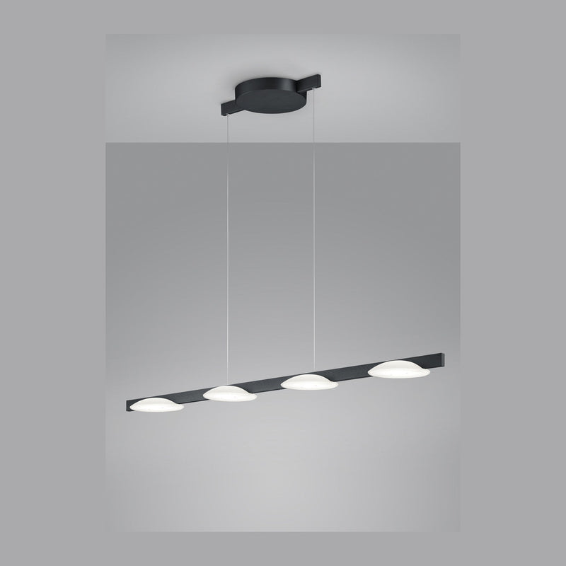 Suspension Pole noire, L 125,5 cm