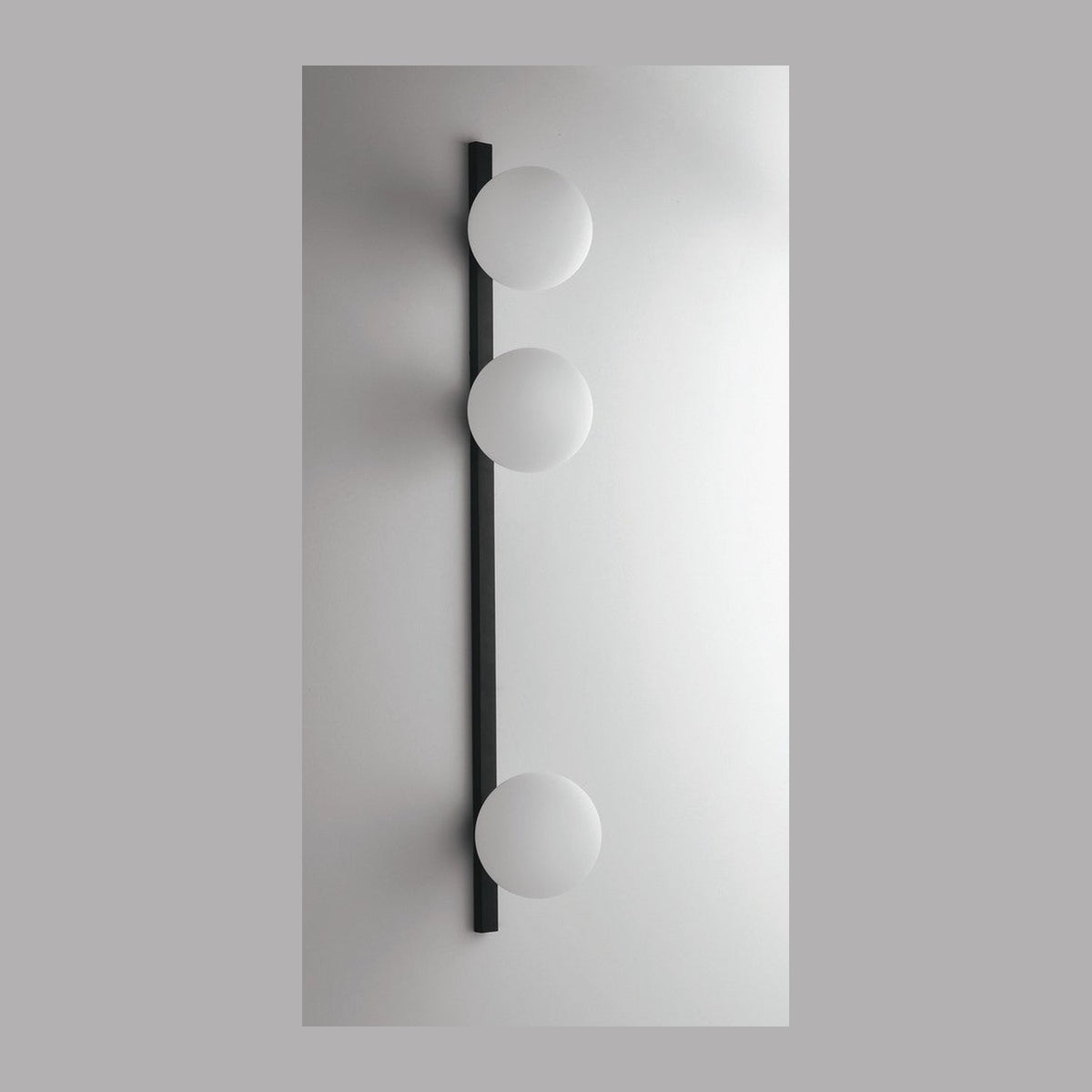 Applique murale Enoire noire, verre, L 90 cm