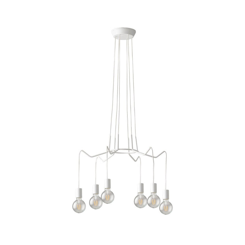 Lustre Habitat blanc (I-HABITAT-S6-BCO)