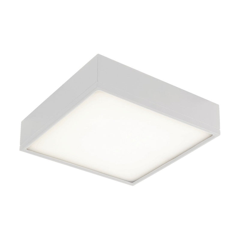 Plafonnier blanc, L 21,1 cm