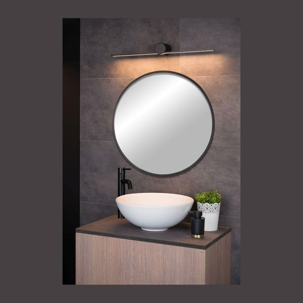 Applique murale Mizar noire, L 60 cm