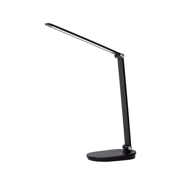 Lampe de bureau Aldwin noire et opale