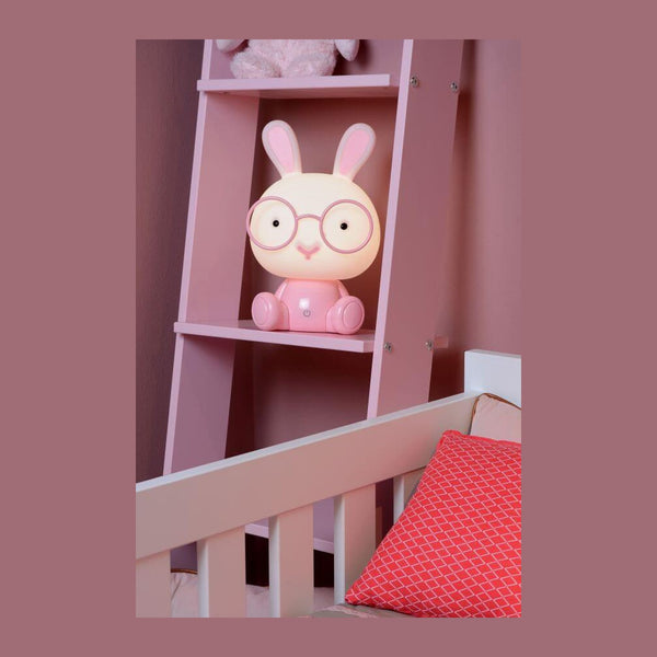 Lampe à poser Dodo Rabbit rose