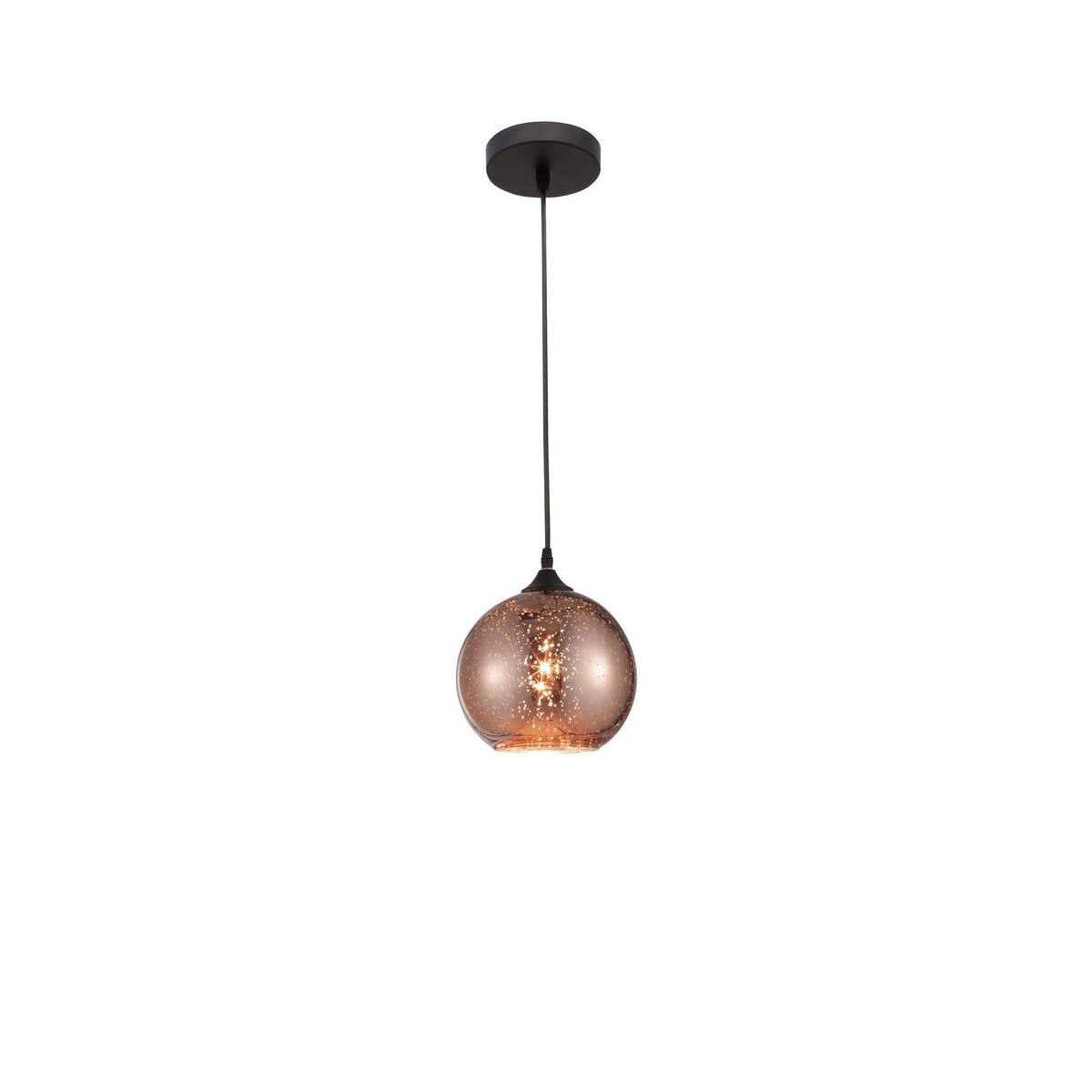 Suspension Blaze noire, verre