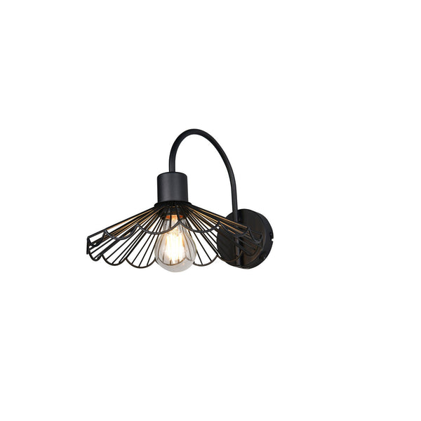 Applique murale Margarita noire mat