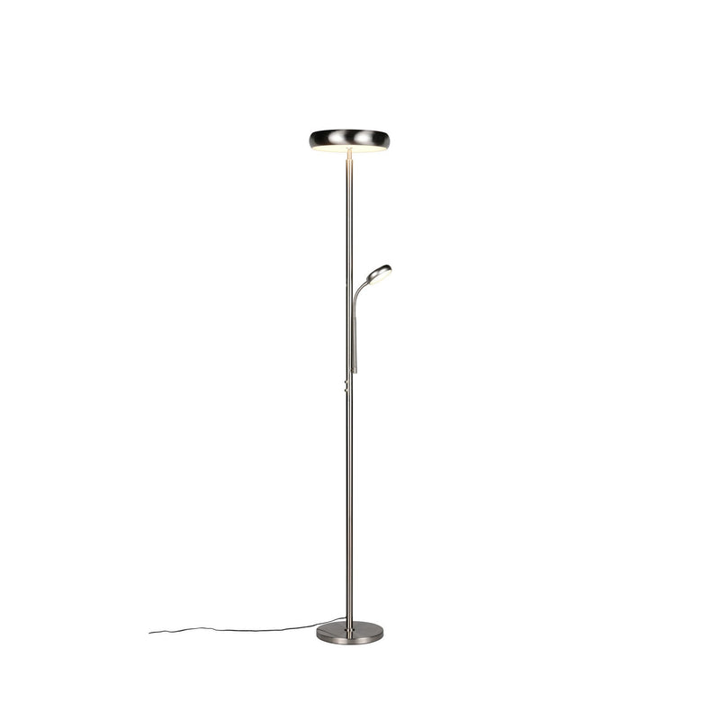 Lampadaire Palermo nickel satiné