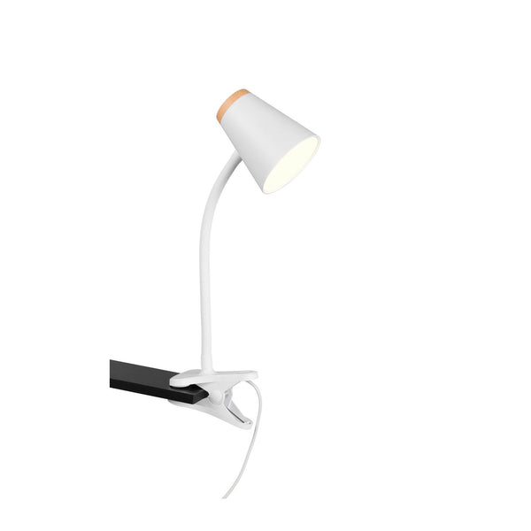 Lampe de bureau Pongo blanche