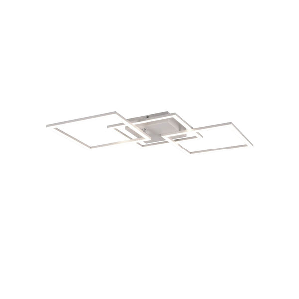 Plafonnier Trail blanc mat, L 74,5 cm