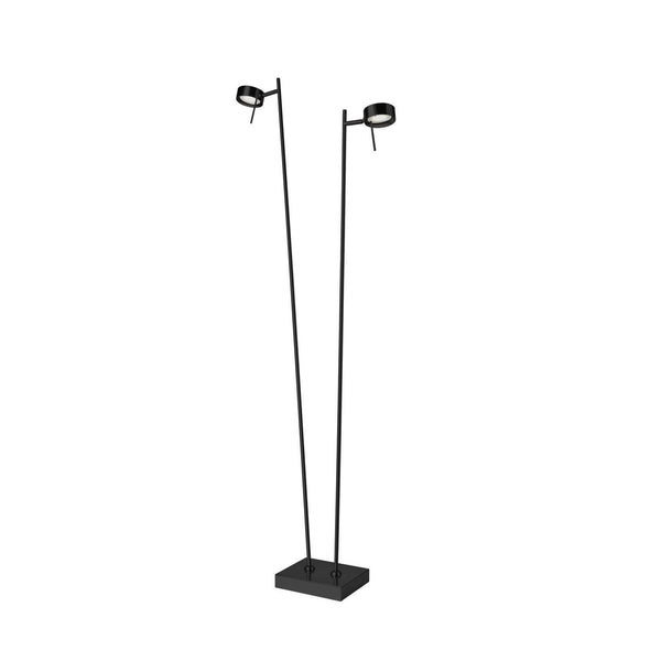 Lampadaire Bling noir, H 140 cm