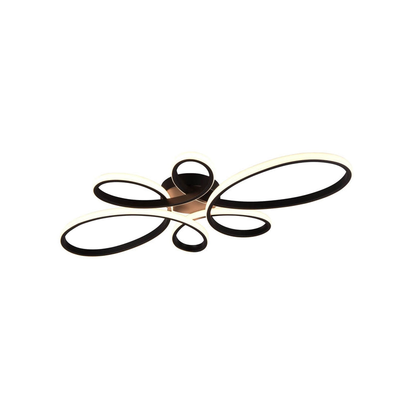 Luminaire plafonnier | Fly Noir L 83 cm