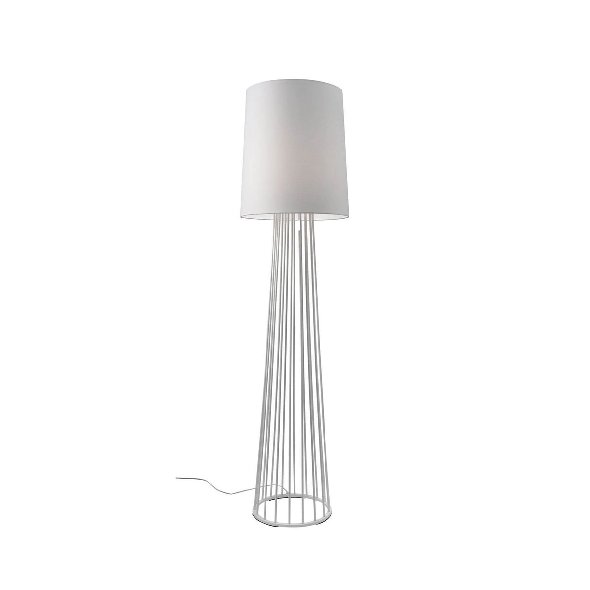 Lampadaire Mailand blanc