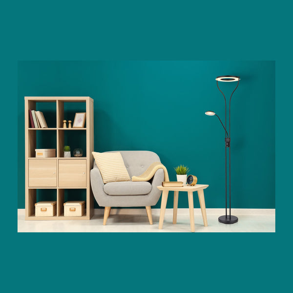 Lampadaire Ebro noir