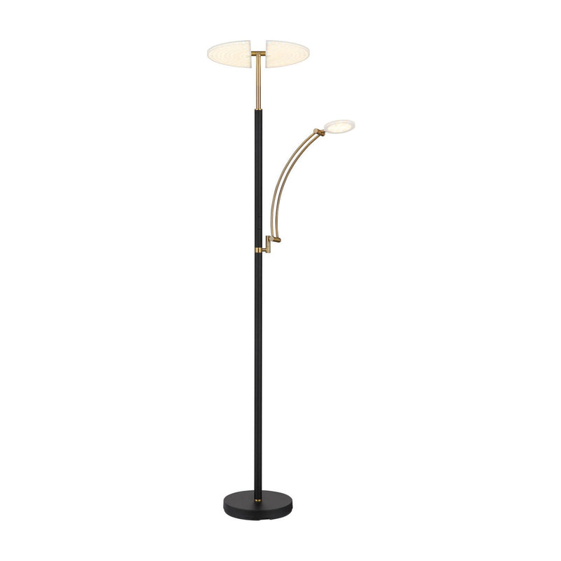 Lampadaire Tirana noir mat