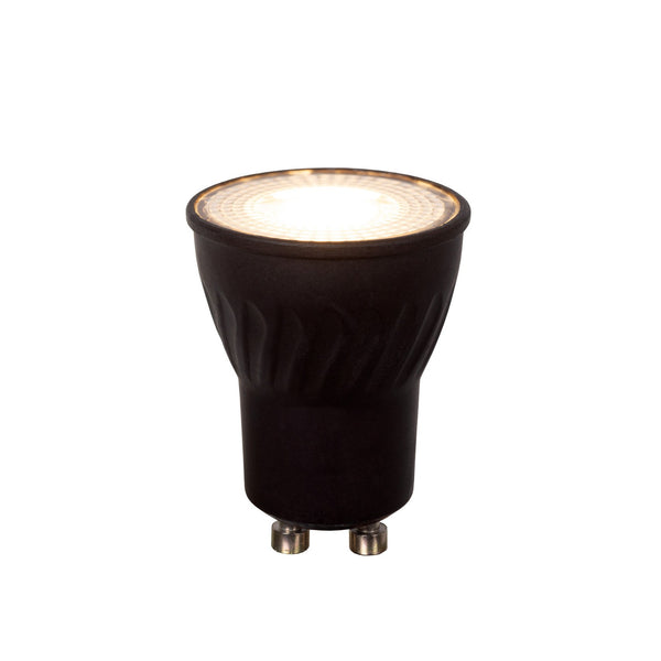 Ampoule LED GU10 réflecteur noire, 3,8 W | Lucide