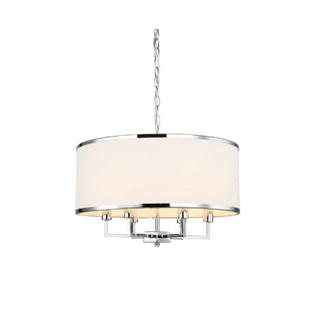 Suspension Casa M, abat-jour tissu