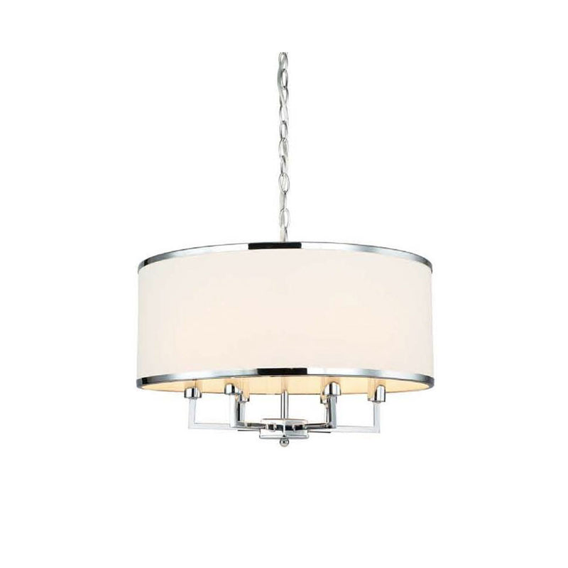 Suspension Casa M, abat-jour tissu