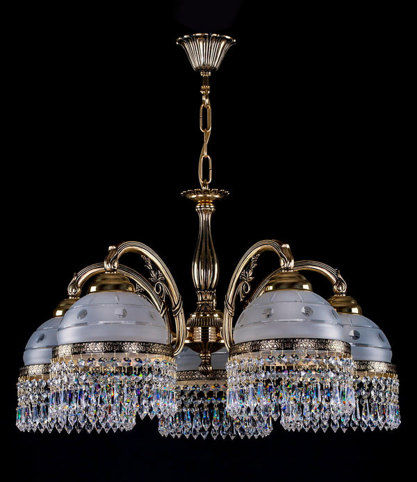Brass chandelier L329CLN