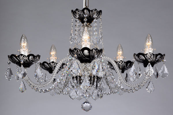 BLACK-SPS crystal chandelier