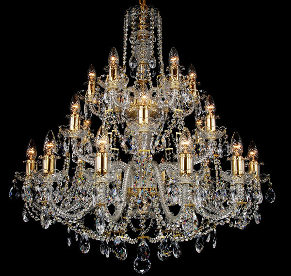LLCH24DG Crystal Chandelier