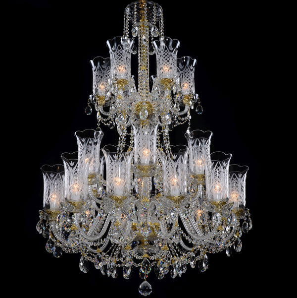 LLCH24-CRYSTAL-DT crystal chandelier