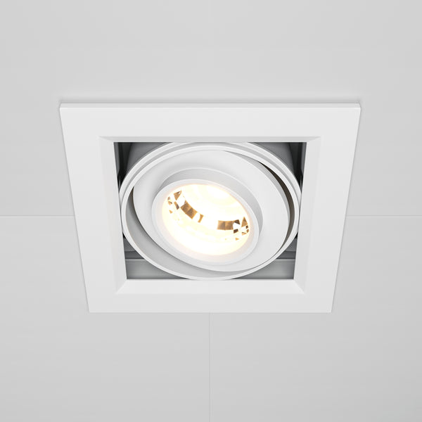 White Modern Metal Spotlight