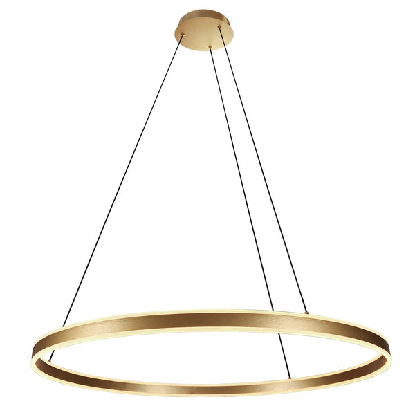 Ringlux gold pendant light