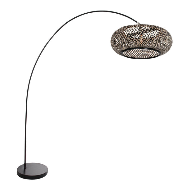 Solva black floor lamp
